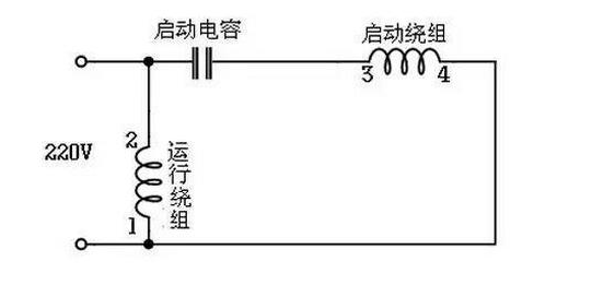 三相电机改单相电机接线图,单相电机正反转接线图